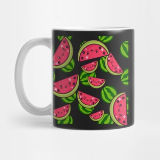 Watermelon Pattern Kawaii Mug